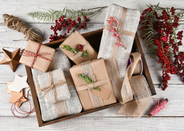 Morrisons has introduced a completely plastic-free Christmas gift wrap selection